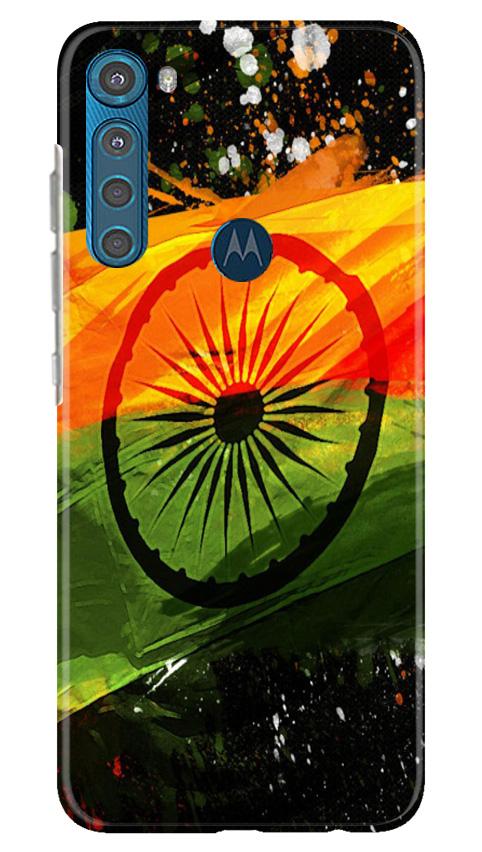 Indian Flag Case for Moto One Fusion Plus  (Design - 137)