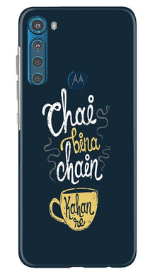 Chai Bina Chain Kahan Mobile Back Case for Moto One Fusion Plus  (Design - 144)