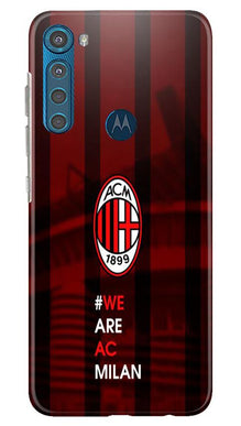 AC Milan Mobile Back Case for Moto One Fusion Plus  (Design - 155)