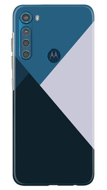Blue Shades Mobile Back Case for Moto One Fusion Plus (Design - 188)