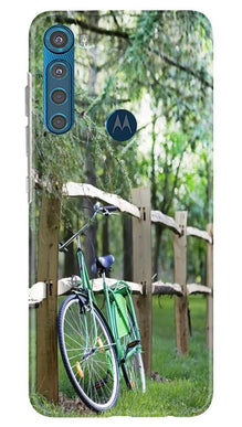 Bicycle Mobile Back Case for Moto One Fusion Plus (Design - 208)