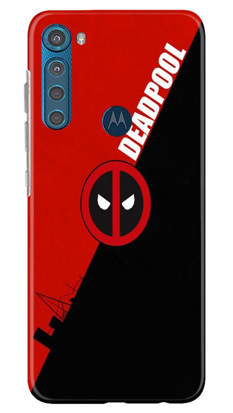 Deadpool Case for Moto One Fusion Plus (Design No. 248)