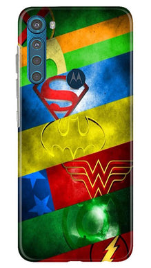 Superheros Logo Mobile Back Case for Moto One Fusion Plus (Design - 251)