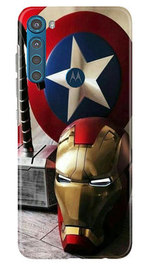 Ironman Captain America Mobile Back Case for Moto One Fusion Plus (Design - 254)