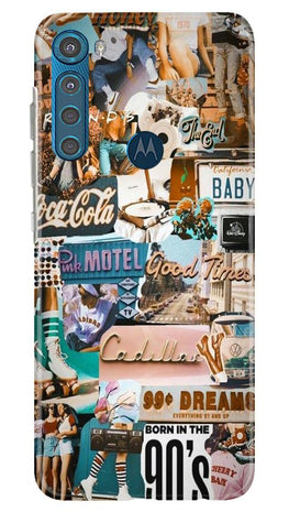 Vintage Design Case for Moto One Fusion Plus (Design No. 284)