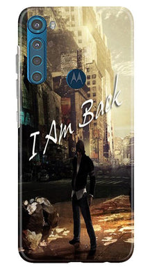 I am Back Mobile Back Case for Moto One Fusion Plus (Design - 296)