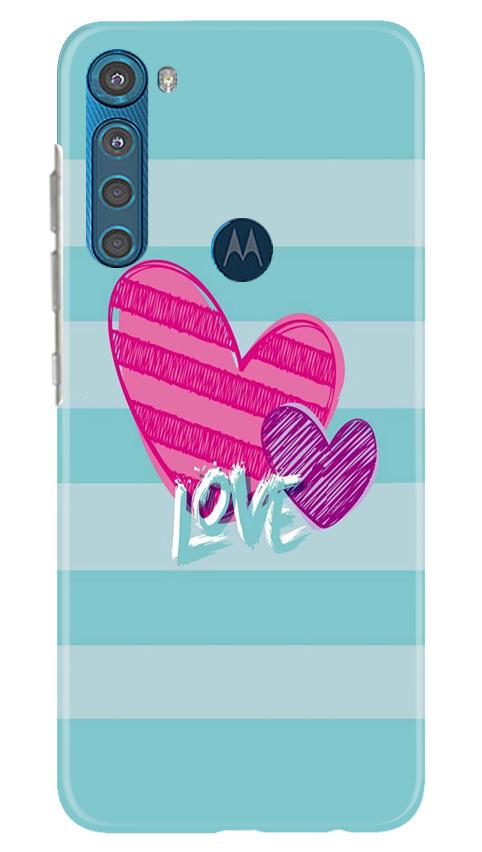 Love Case for Moto One Fusion Plus (Design No. 299)