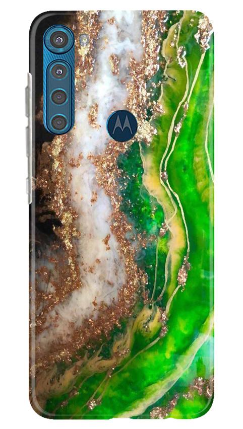 Marble Texture Mobile Back Case for Moto One Fusion Plus (Design - 307)