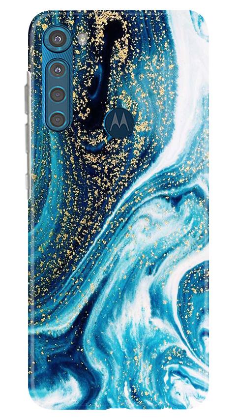 Marble Texture Mobile Back Case for Moto One Fusion Plus (Design - 308)