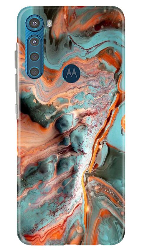 Marble Texture Mobile Back Case for Moto One Fusion Plus (Design - 309)