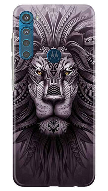 Lion Mobile Back Case for Moto One Fusion Plus (Design - 315)