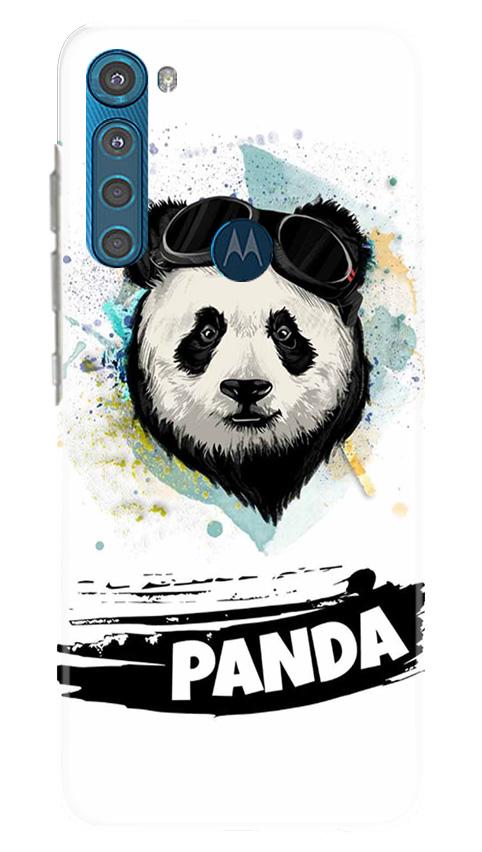Panda Mobile Back Case for Moto One Fusion Plus (Design - 319)