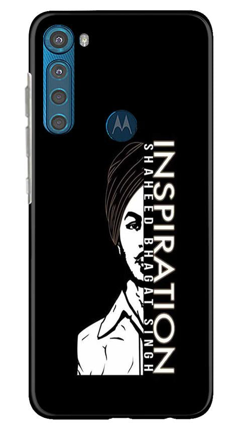 Bhagat Singh Mobile Back Case for Moto One Fusion Plus (Design - 329)