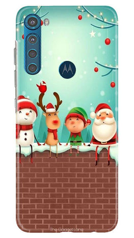 Santa Claus Mobile Back Case for Moto One Fusion Plus (Design - 334)