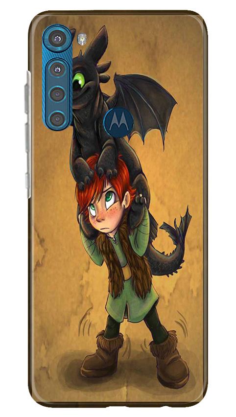 Dragon Mobile Back Case for Moto One Fusion Plus (Design - 336)