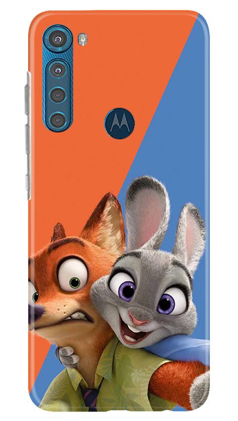 Cartoon Mobile Back Case for Moto One Fusion Plus (Design - 346)