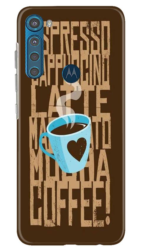 Love Coffee Mobile Back Case for Moto One Fusion Plus (Design - 351)