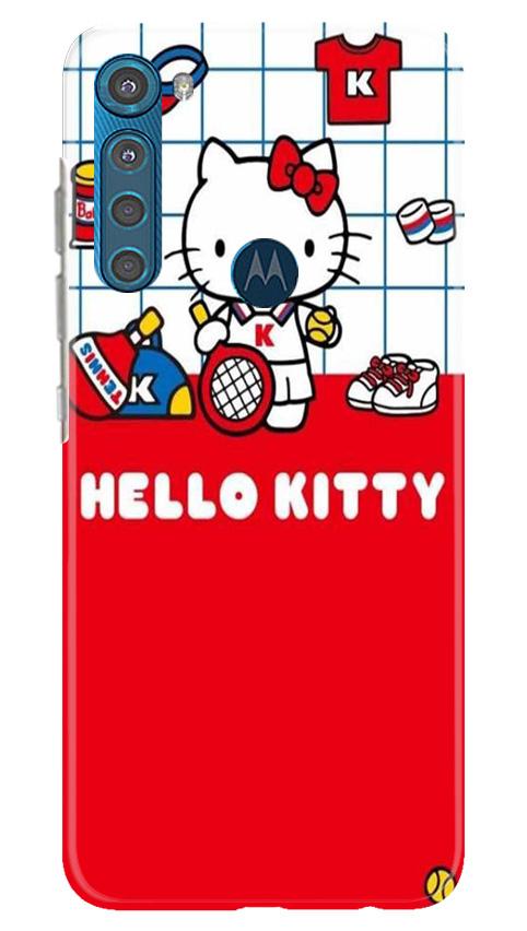 Hello Kitty Mobile Back Case for Moto One Fusion Plus (Design - 363)