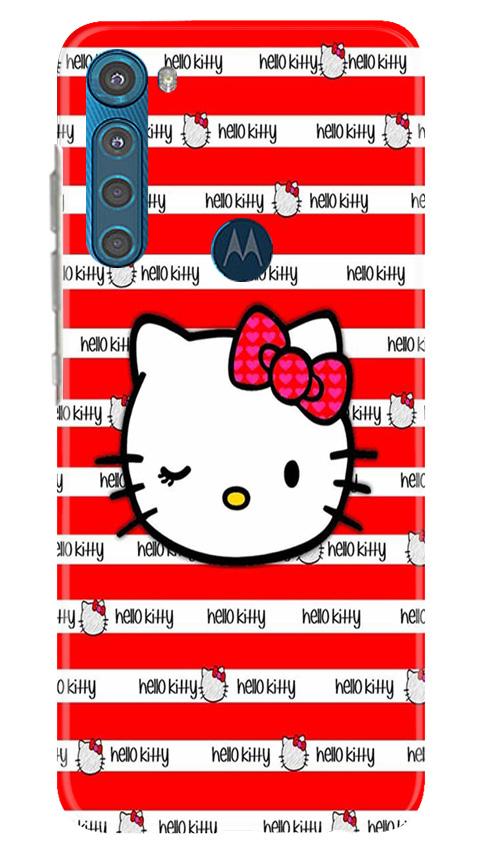 Hello Kitty Mobile Back Case for Moto One Fusion Plus (Design - 364)