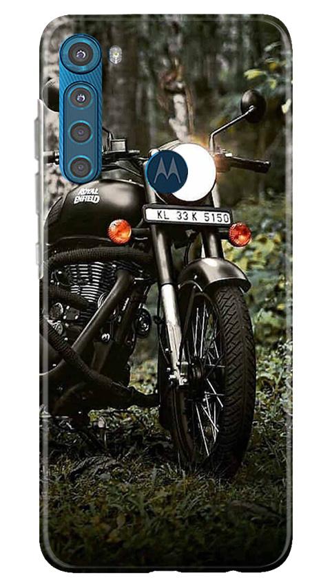Royal Enfield Mobile Back Case for Moto One Fusion Plus (Design - 384)