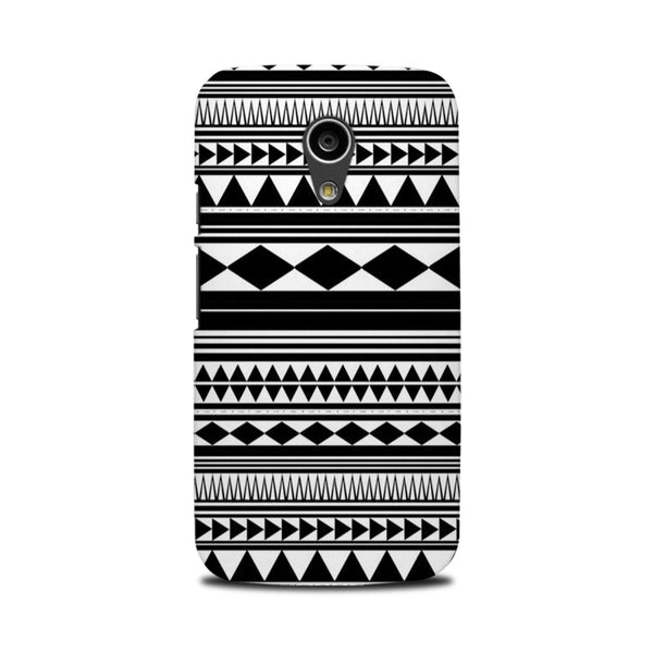 Black white Pattern Case for Moto G2