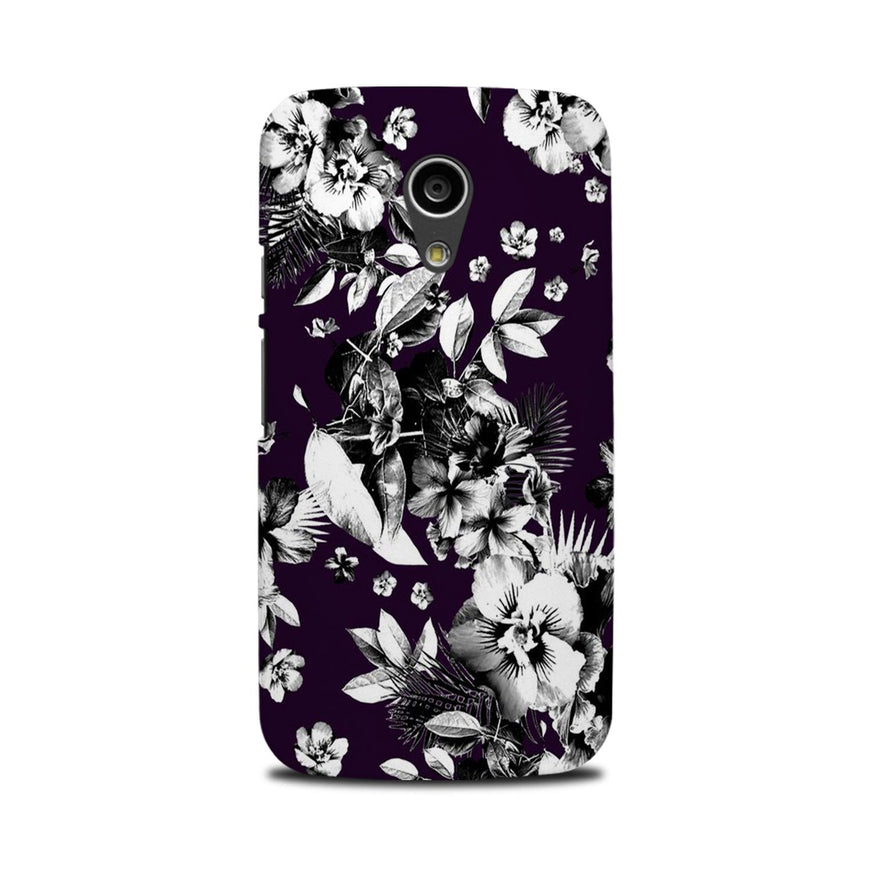 white flowers Case for Moto G2