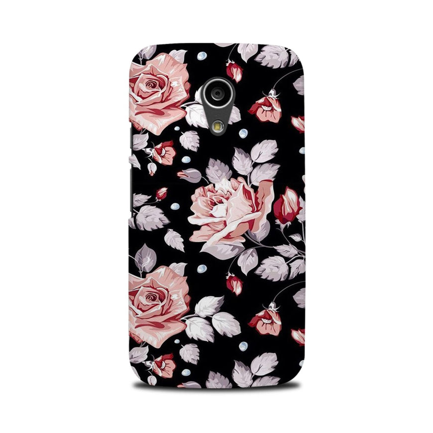 Pink rose Case for Moto G2