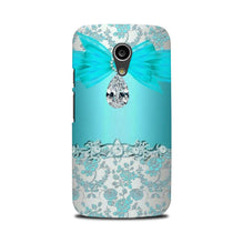 Shinny Blue Background Case for Moto G2