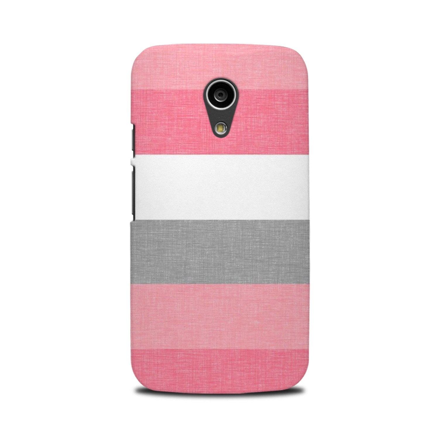 Pink white pattern Case for Moto G2