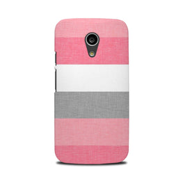 Pink white pattern Case for Moto G2