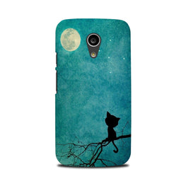 Moon cat Case for Moto G2