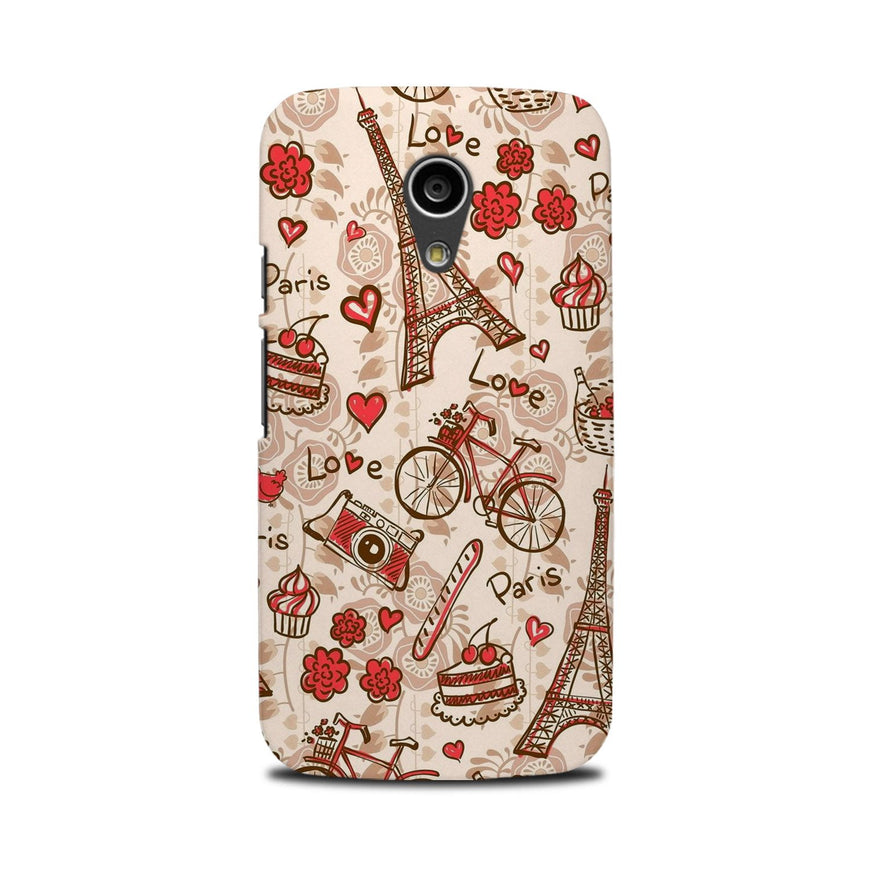 Love Paris Case for Moto G2  (Design - 103)