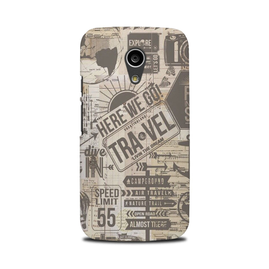 Travel Case for Moto G2  (Design - 104)