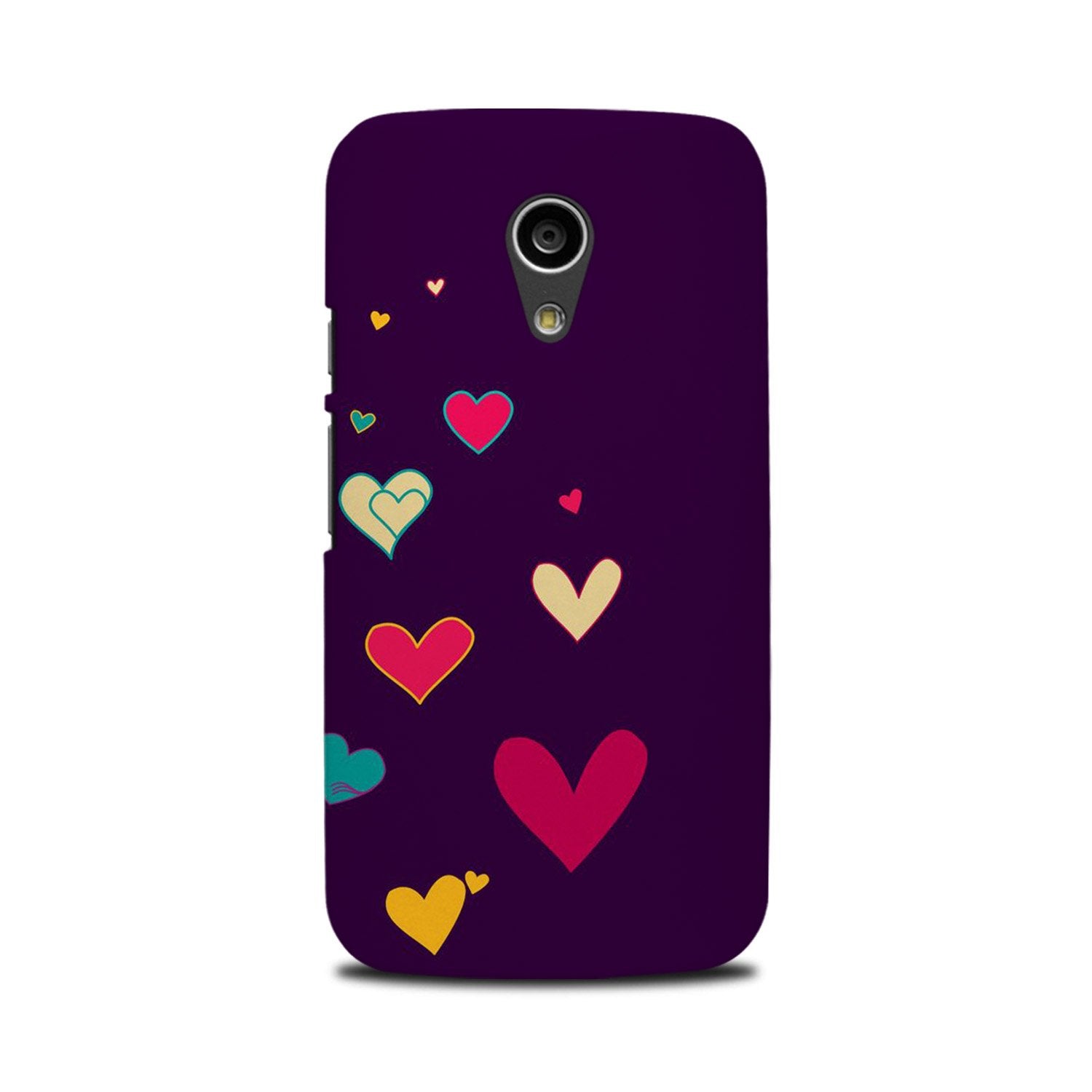 Purple Background Case for Moto G2  (Design - 107)