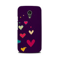 Purple Background Case for Moto G2  (Design - 107)