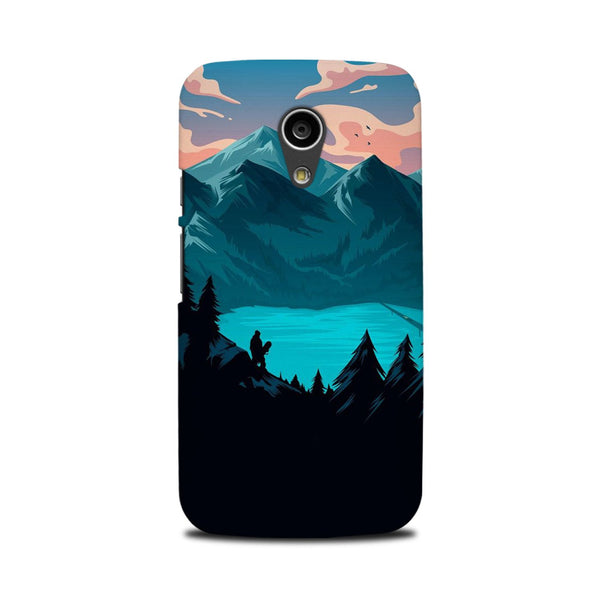 Mountains Case for Moto G2 (Design - 186)