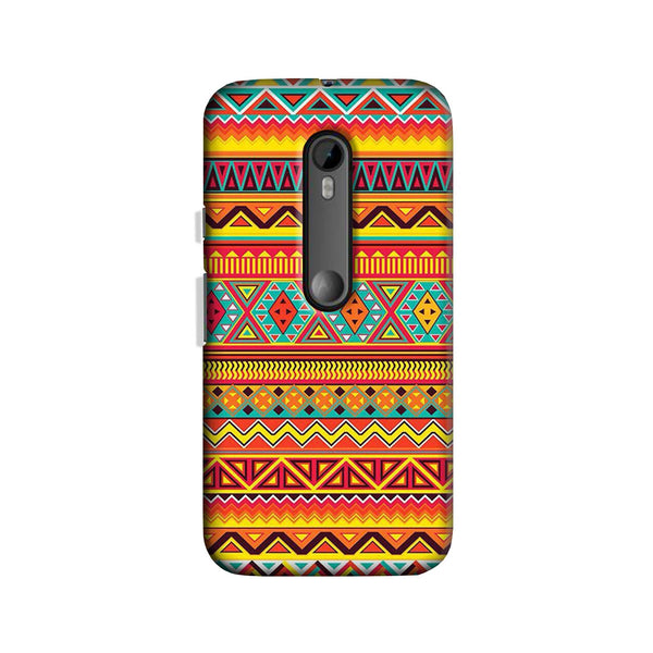 Zigzag line pattern Case for Moto G3