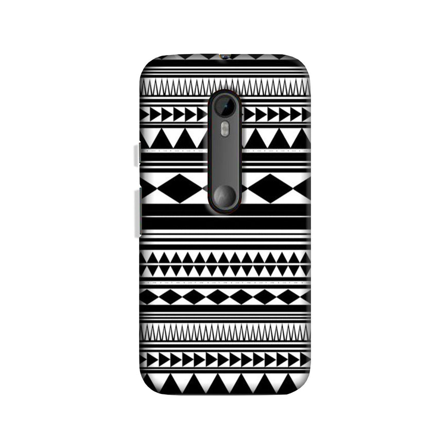 Black white Pattern Case for Moto X Force