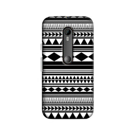 Black white Pattern Case for Moto G3