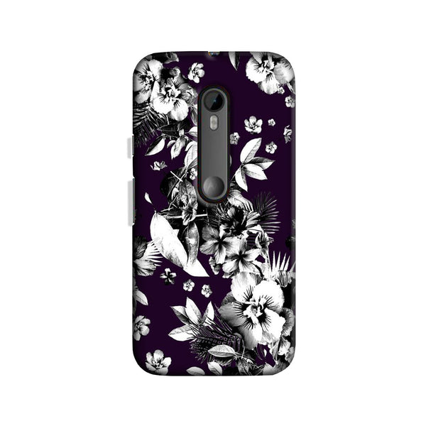 white flowers Case for Moto G3