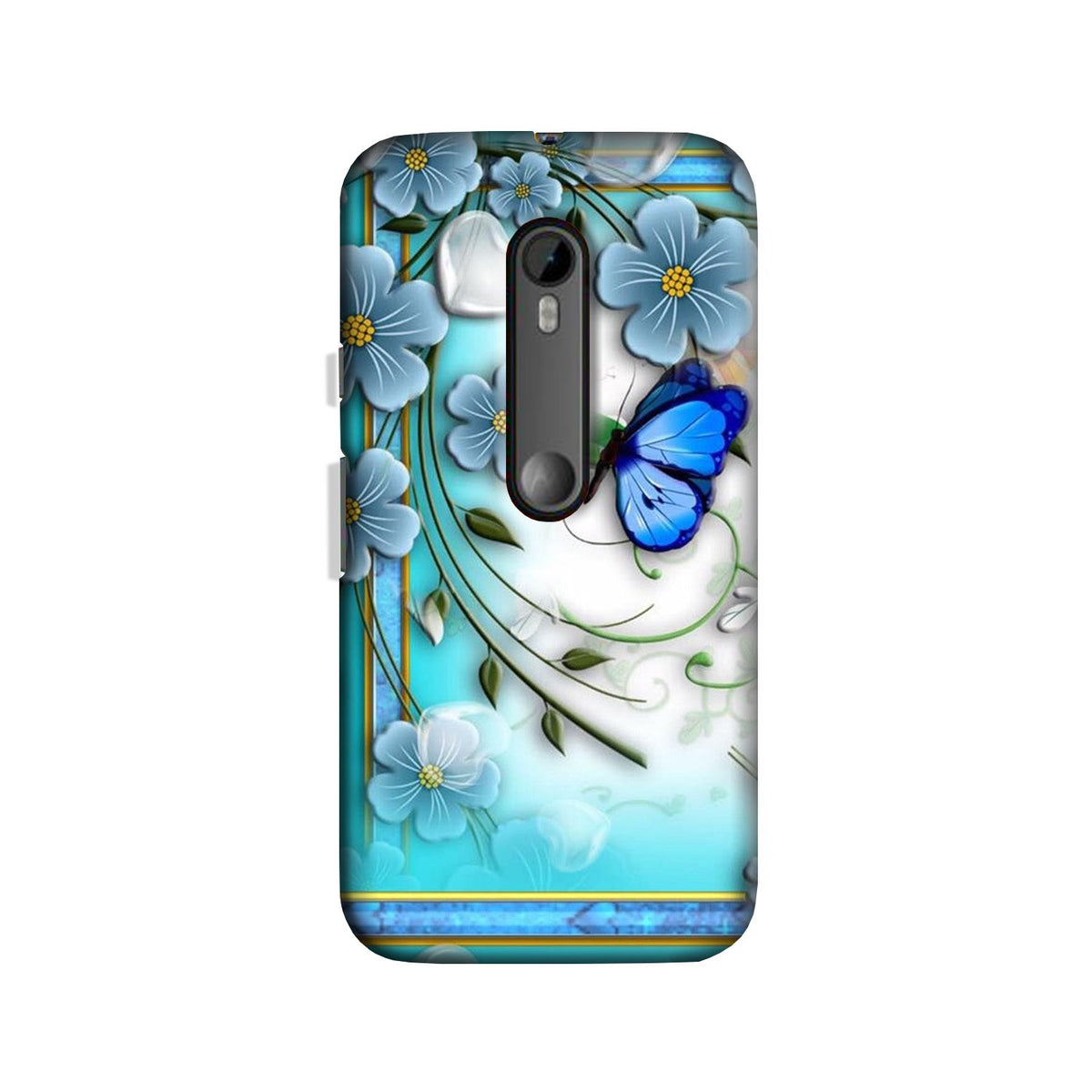 Blue Butterfly  Case for Moto G 3rd Gen