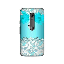 Shinny Blue Background Case for Moto G3