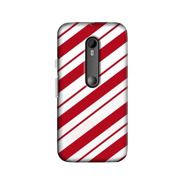 Red White Case for Moto G3