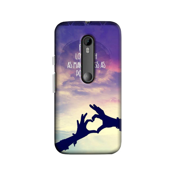 Fall in love Case for Moto X Style