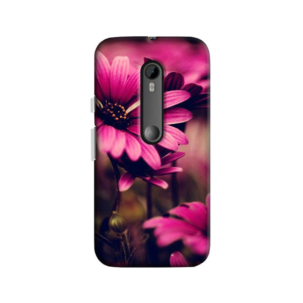 Purple Daisy Case for Moto G3