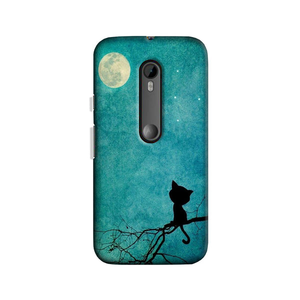 Moon cat Case for Moto G3
