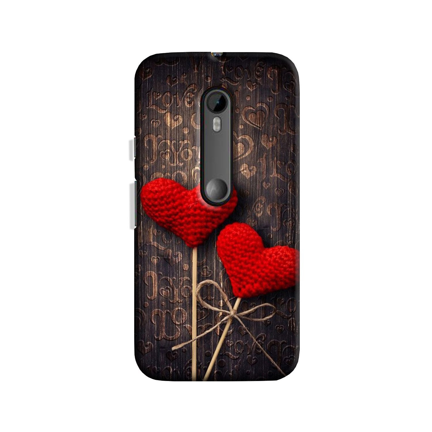 Red Hearts Case for Moto G 3rd Gen