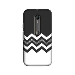 Black white Pattern2Case for Moto G3