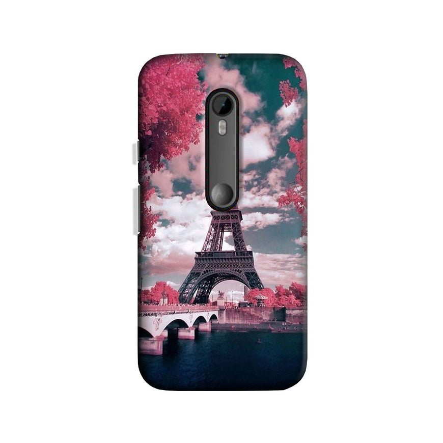 Eiffel Tower Case for Moto X Play  (Design - 101)