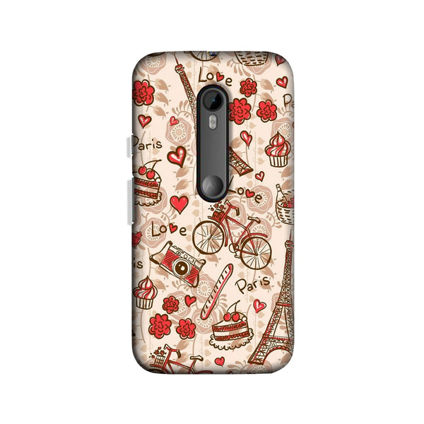 Love Paris Case for Moto X Style  (Design - 103)
